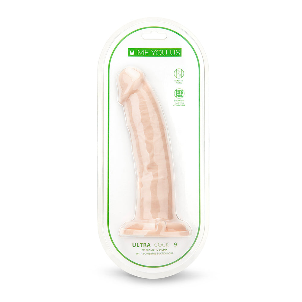 Me You Us - Me You Us Ultra Cock 9 in. Realistic Dildo Vanilla - Dildos - PVC