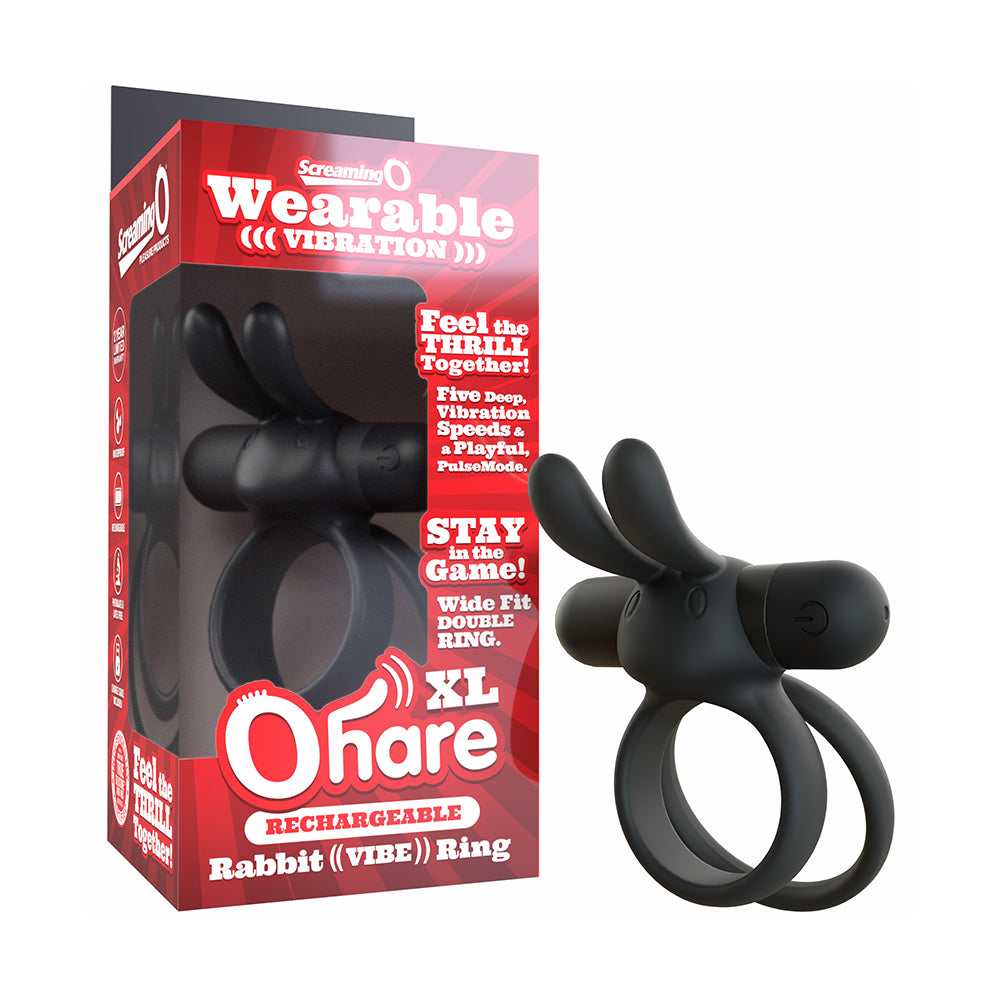 Screaming O - Screaming O Rechargeable Ohare XL Black - Vibrators