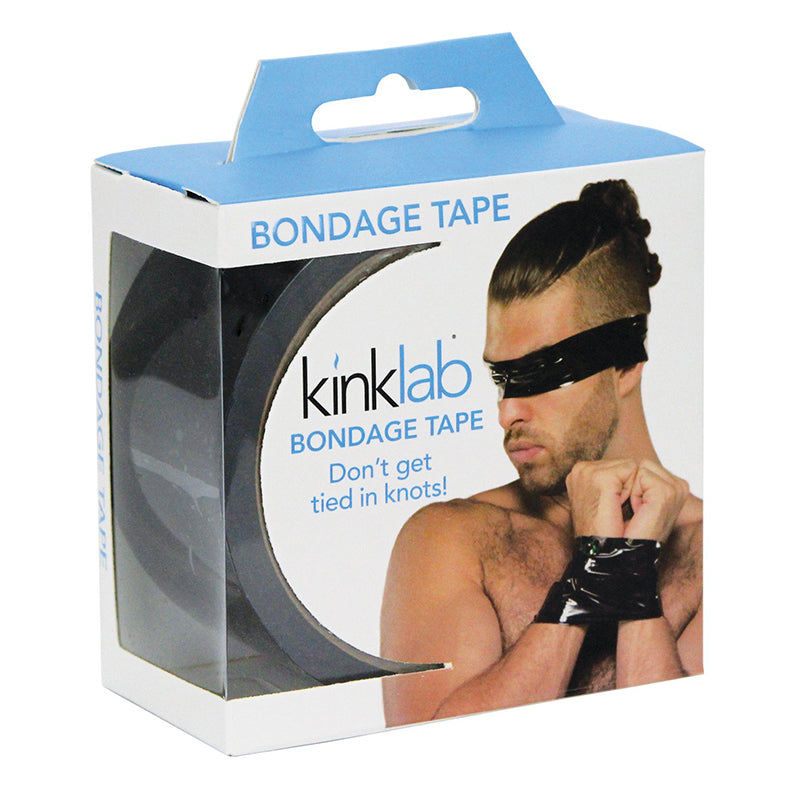Stockroom - Kinklab Unisex Bondage Tape - Black - Bondage & Fetish Toys
