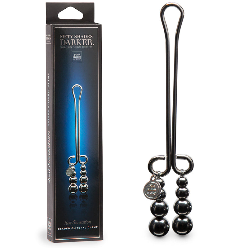 Fifty Shades of Grey - Fifty Shades Darker Just Sensation Beaded Clitoral Clamp - General - Metal