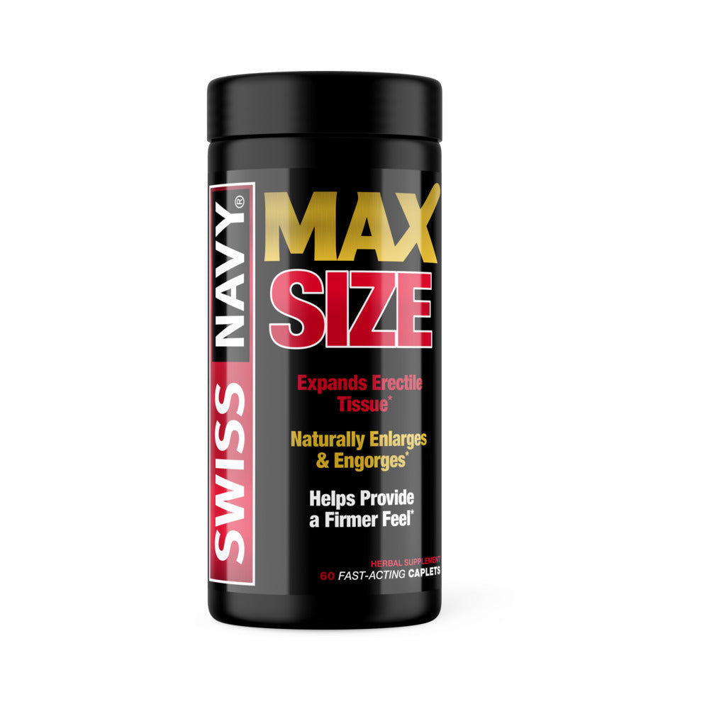 Swiss Navy - MaxSize Maximum Strength Enhancement 60-Tablet Bottle - General