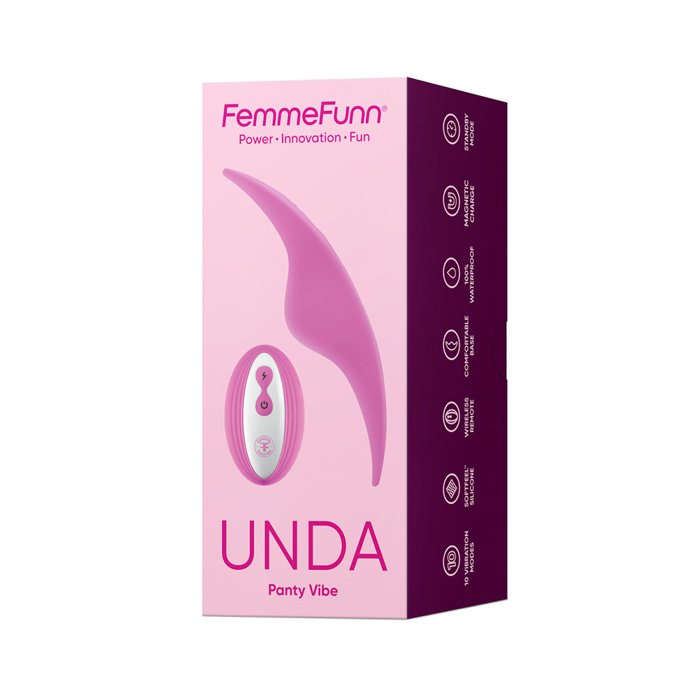 FemmeFunn - FemmeFunn Unda Pink - Vibrators - Silicone