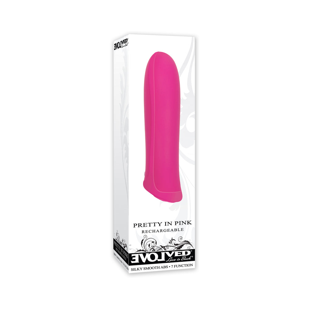 Evolved - Evolved Pretty in Pink Rechargeable Silicone Bullet Vibrator - Vibrators - Polyurethane