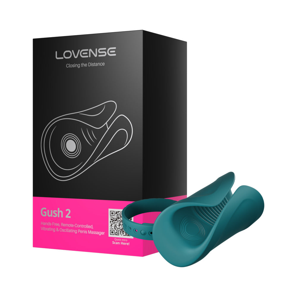 Lovense - Lovense Gush 2 - Masturbation Aids for Males - Silicone
