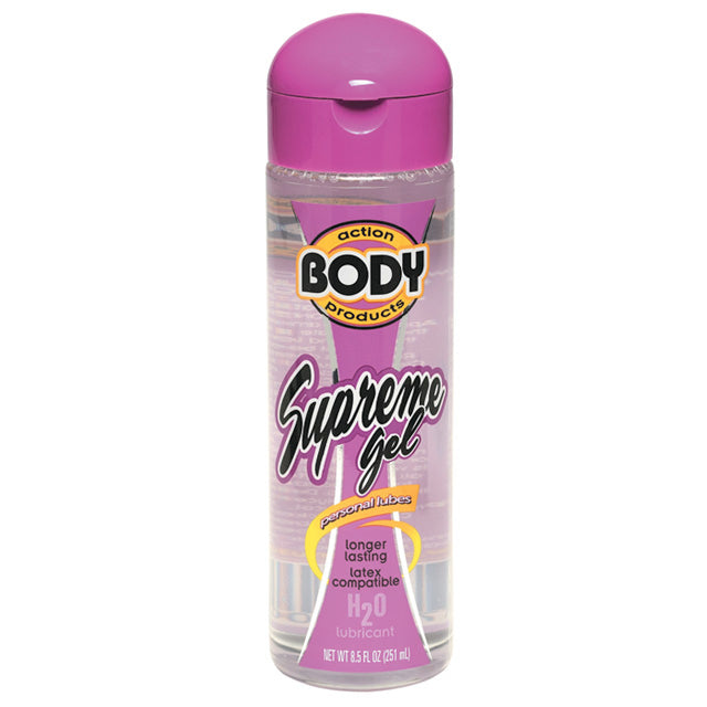 Body Action - Body Action Supreme Water Based Gel Lubricant 8.5 fl oz - Lubricants, Creams & Glides - Liquid
