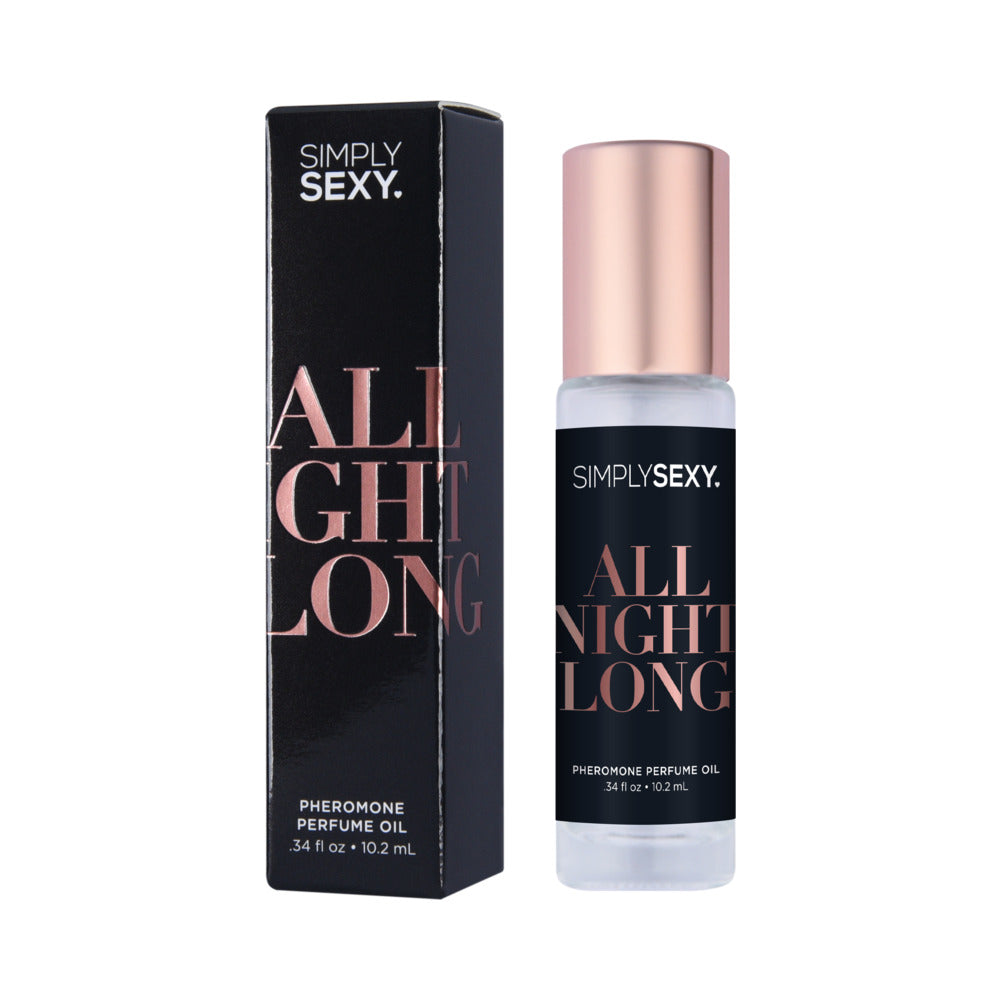 Classic Brands - Simply Sexy Pheromone Perfume Oil Roll-On All Night Long 0.34 oz. - Supplements & Enhancers - Liquid