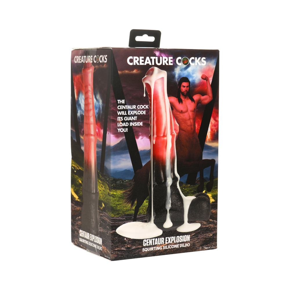 XR Brands - Creature Cocks Centaur Explosion Squirting Silicone Dildo - Dildos - Silicone