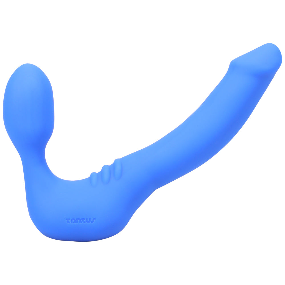 Tantus - Tantus Strapless Slim Vibrating Strap-On Dildo Azure - Vibrators - Silicone