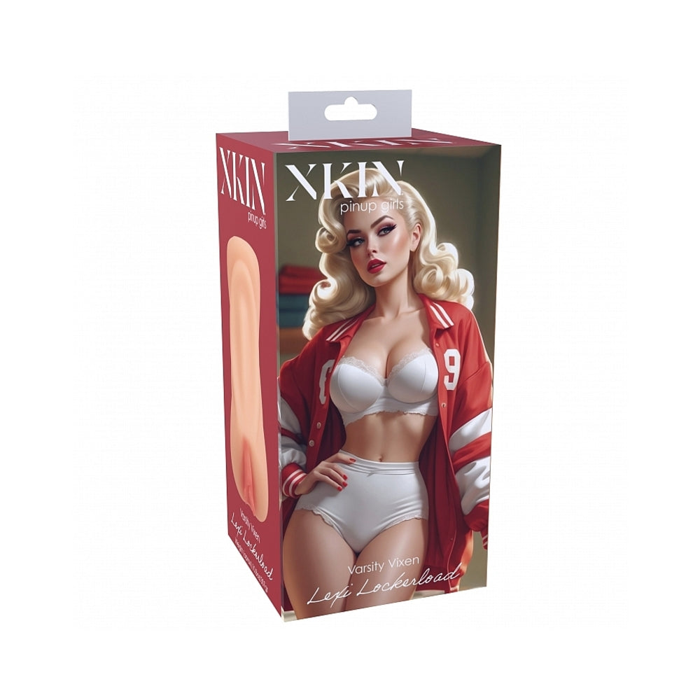 Shots - Xkin Pinup Girls Lexi Lockerload Stroker Beige - Masturbation Aids for Males