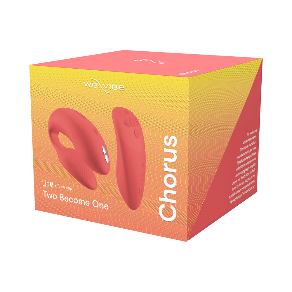 We-Vibe - We-Vibe Chorus Couples Vibrator Crave Coral - Vibrators - Silicone