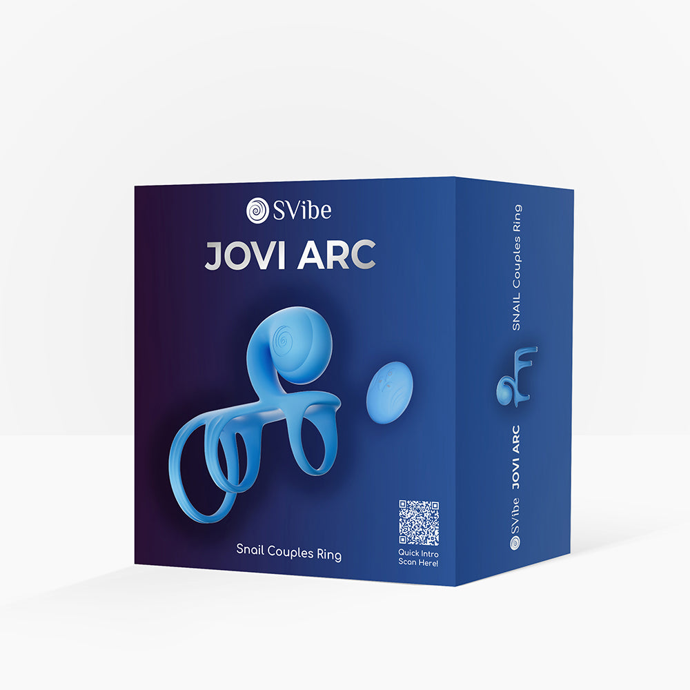 SVibe SVibe Snail JOVI Arc Couples Ring Blue Haze