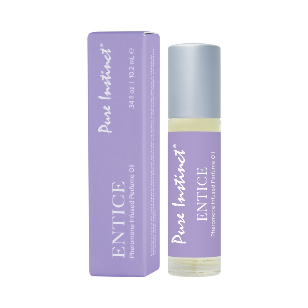 Classic Brands - Pure Instinct Pheromone Perfume Oil Entice Roll-On 0.34 oz. - Supplements & Enhancers - Liquid