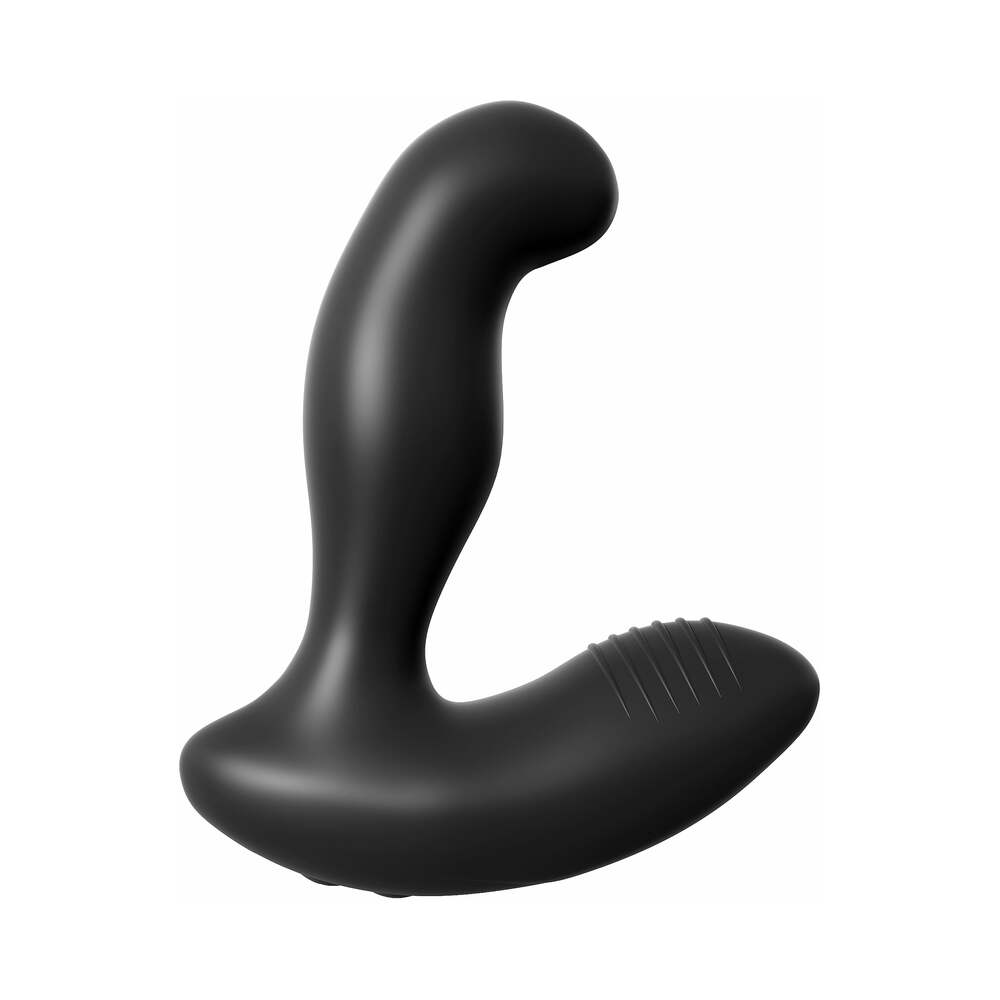 Pipedream - Anal Fantasy Elite Collection Electro Stim Prostate Vibe Black - Bondage & Fetish Toys - Silicone