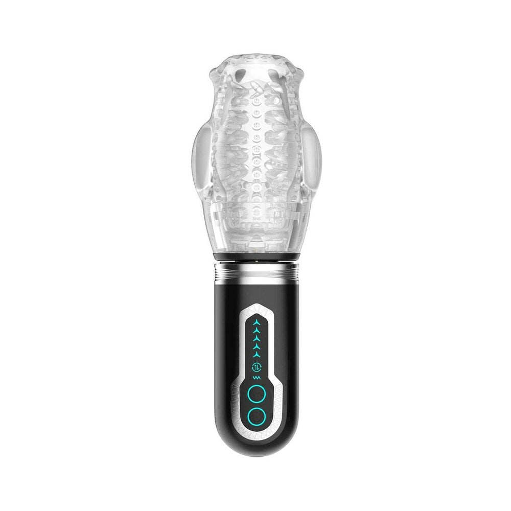 Adam & Eve - Adam & Eve Adam''s Gawk Gawk 3.0 Thrusting Rotating & Vibrating Sleeve - Masturbation Aids for Males - TPE/TPR/Elastomers