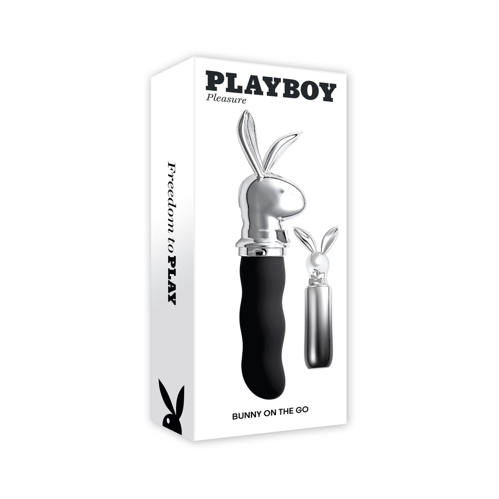 Playboy - Playboy Bunny On The Go 2 AM/Hematite/Chrome - Vibrators
