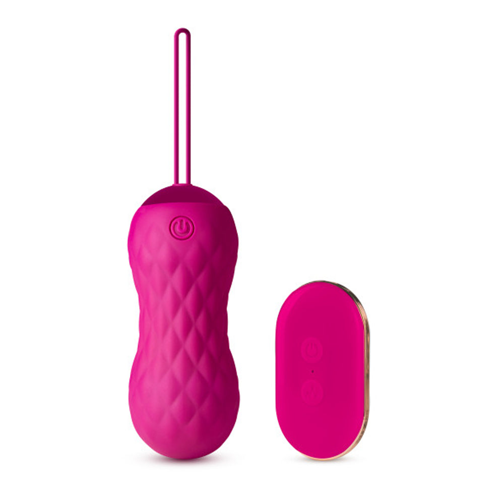 Blush - Blush Lush Carina Rechargeable Remote-Controlled Silicone Egg Vibrator Velvet - General - Silicone