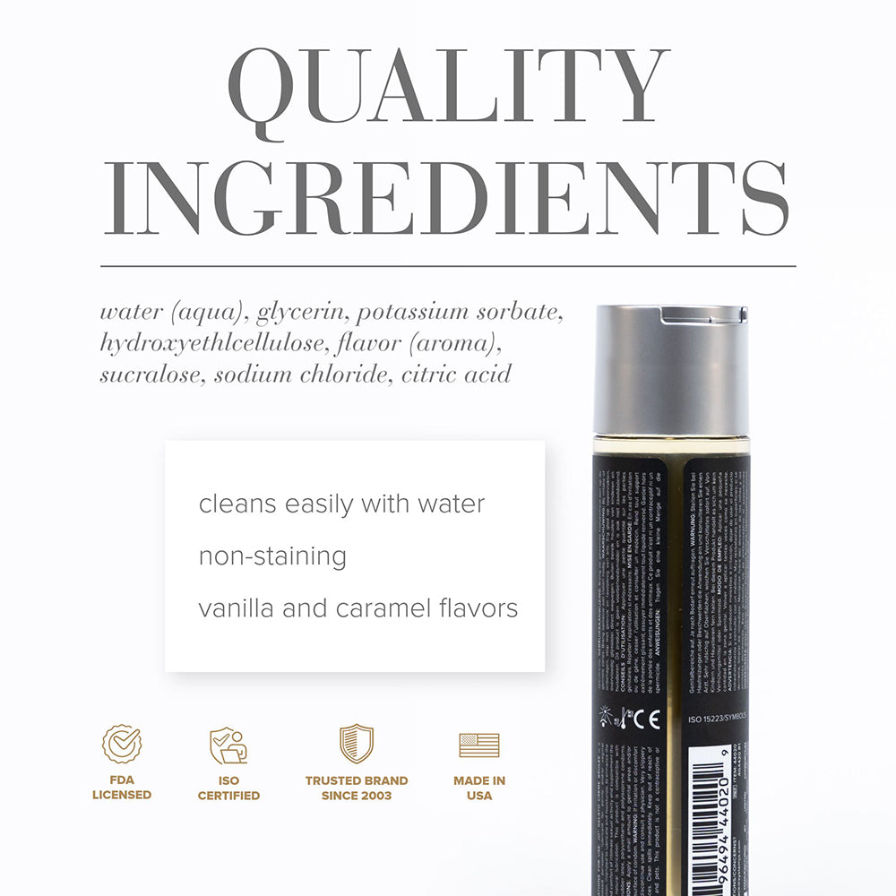 System JO - JO Gelato Creme Brulee Flavored Water-Based Lubricant 4 oz. - Lubricants, Creams & Glides - Liquid