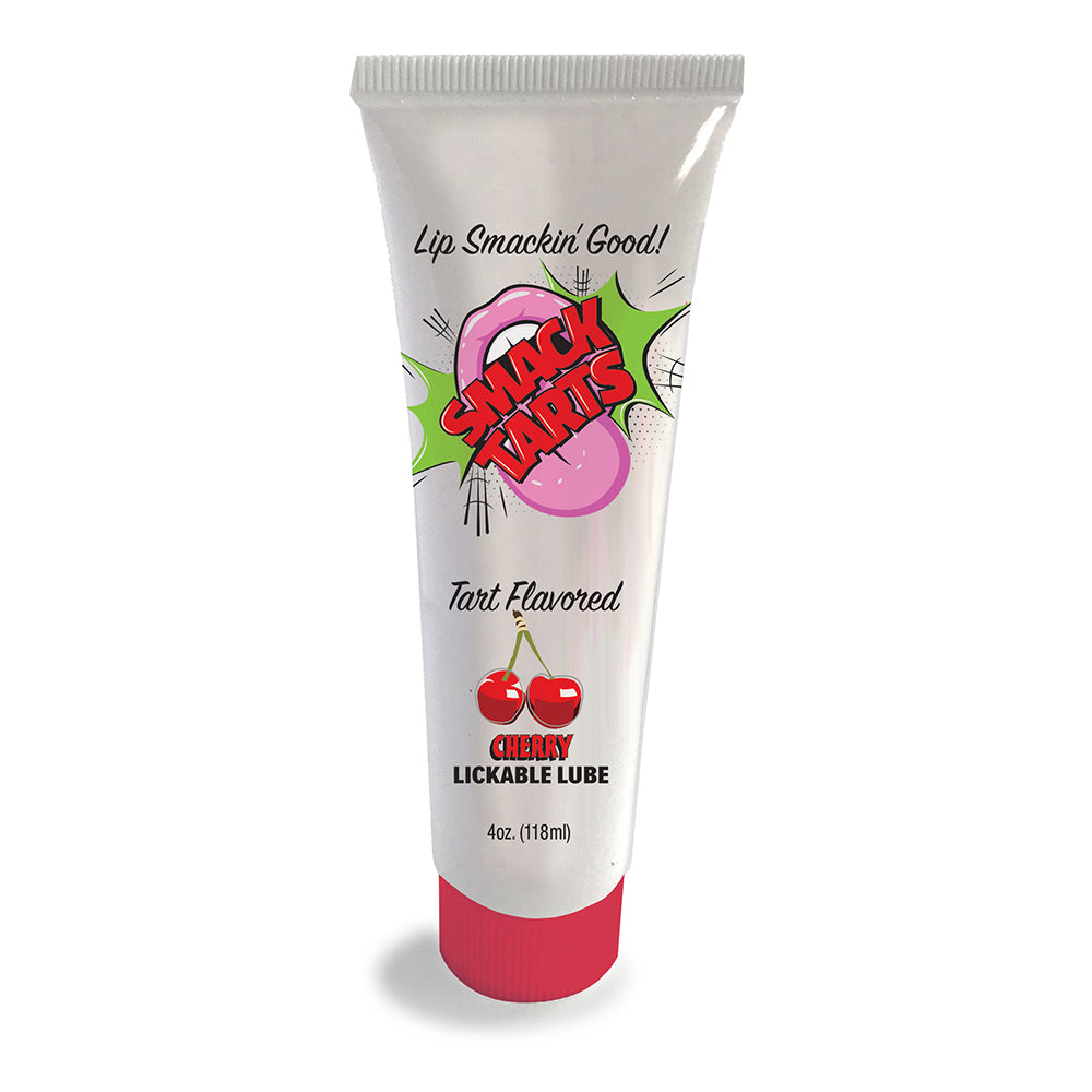 Little Genie - Smack Tarts Lickable Sour Cherry Lube 4 oz. - Lubricants, Creams & Glides - Liquid