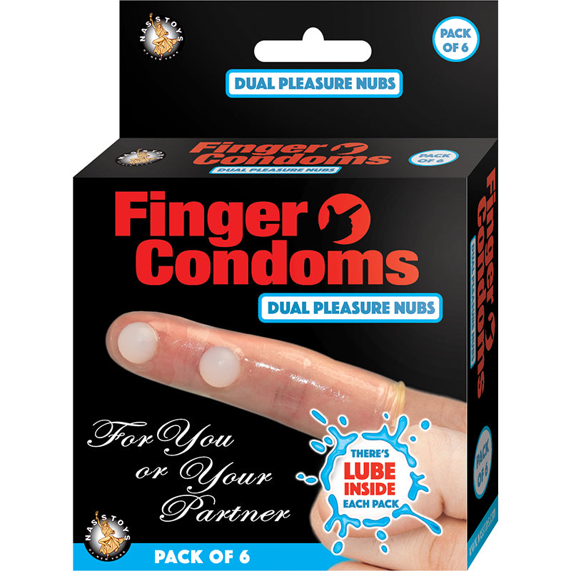Nasstoys - Finger Condoms With Lube (6/Pk) - General - Latex