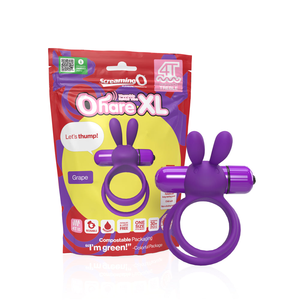 Screaming O - Screaming O 4T Ohare XL Grape - Cockrings - Silicone