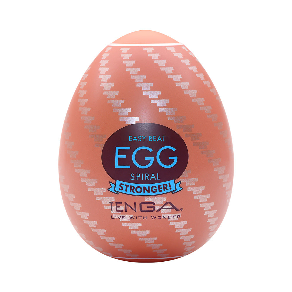 Tenga - Tenga EGG Spiral - Masturbation Aids for Males - TPE/TPR/Elastomers