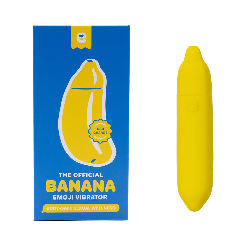 Emojibator - Emojibator Banana USB - Vibrators - Silicone