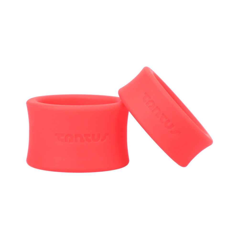 Tantus - Tantus Ball Stretcher Kit Crimson - Cockrings - Silicone