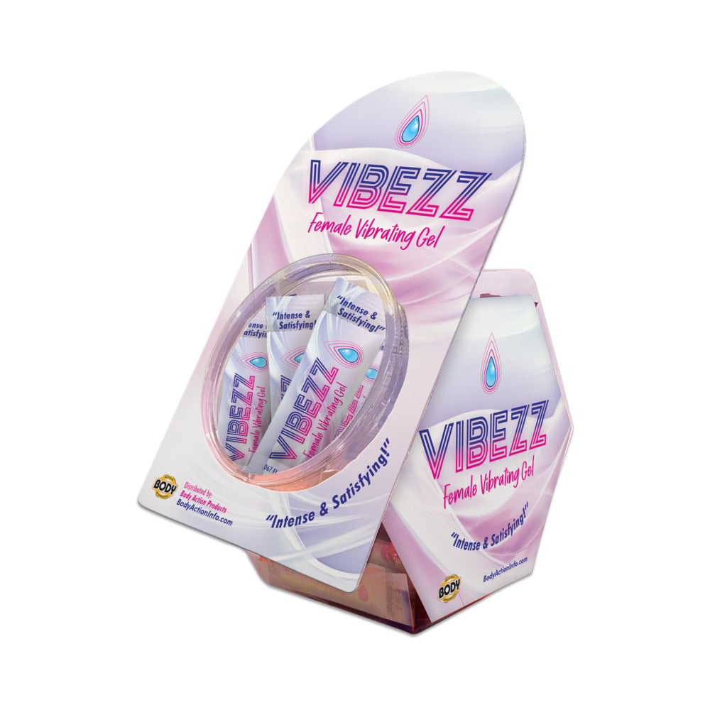 Body Action - VIBEZZ Stick Pack Display Jar 50pcs - Supplements & Enhancers - Gel