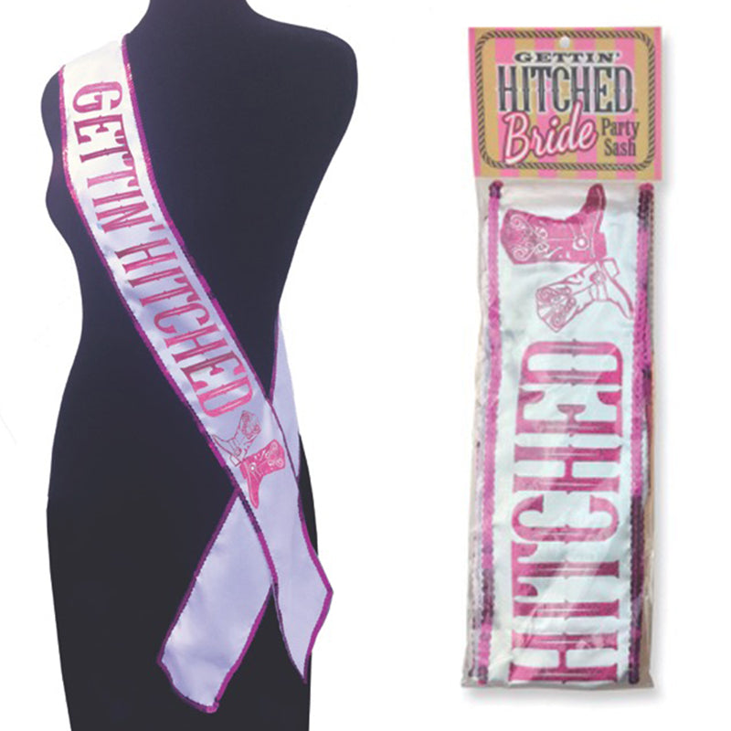 Little Genie - Getting Hitched Glitter Sash - General