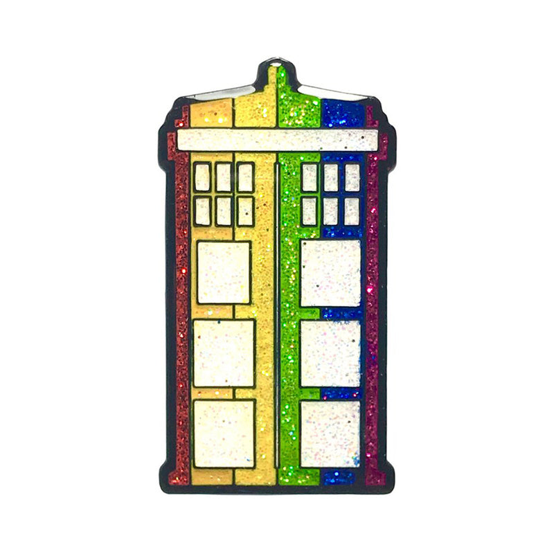 Geeky & Kinky - Geeky & Kinky Time Traveler Pride Enamel Pin - Novelties & Games - Metal