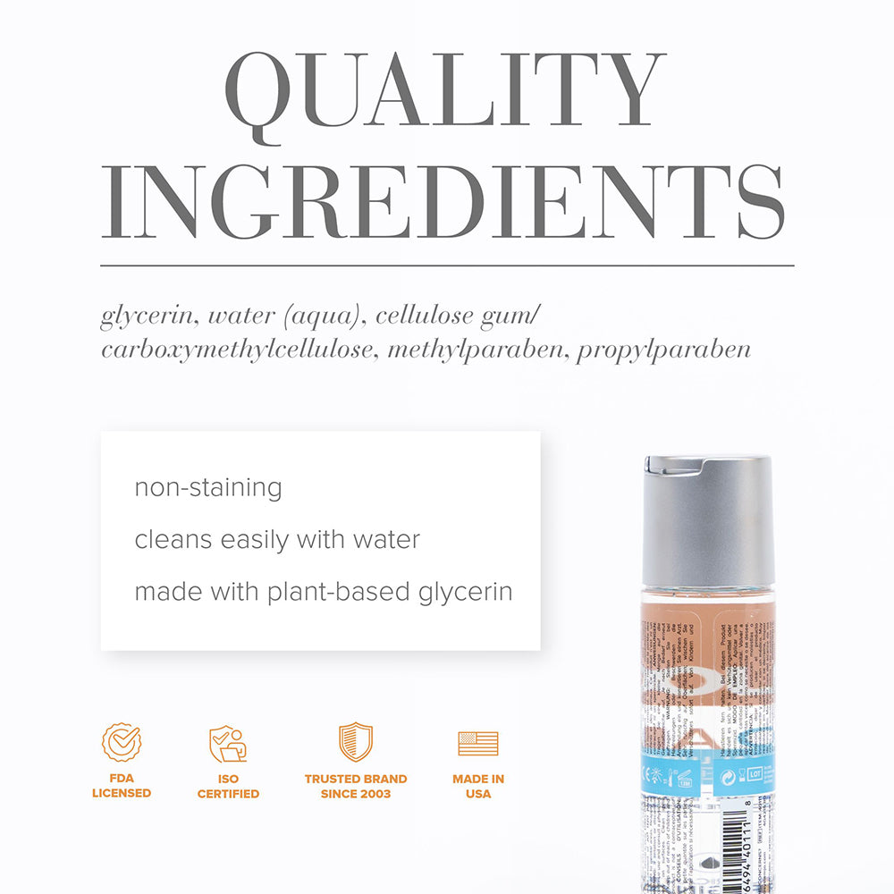 System JO - JO H2O Anal Original Water-Based Lubricant 2 oz. - Lubricants, Creams & Glides - Liquid