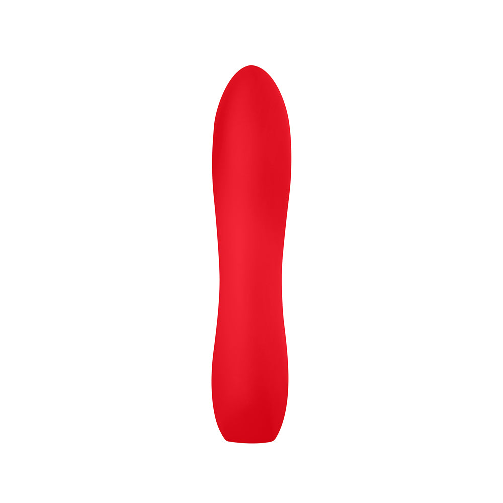 Luv Inc. - Luv Inc Lb72 Large Silicone Bullet Rechargeable Vibrator Red - Vibrators - Silicone