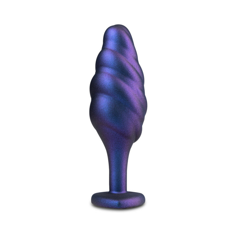 Blush - Anal Adventures Matrix Silicone Bumped Bling Plug Sapphire - Anal Toys & Stimulators - Silicone