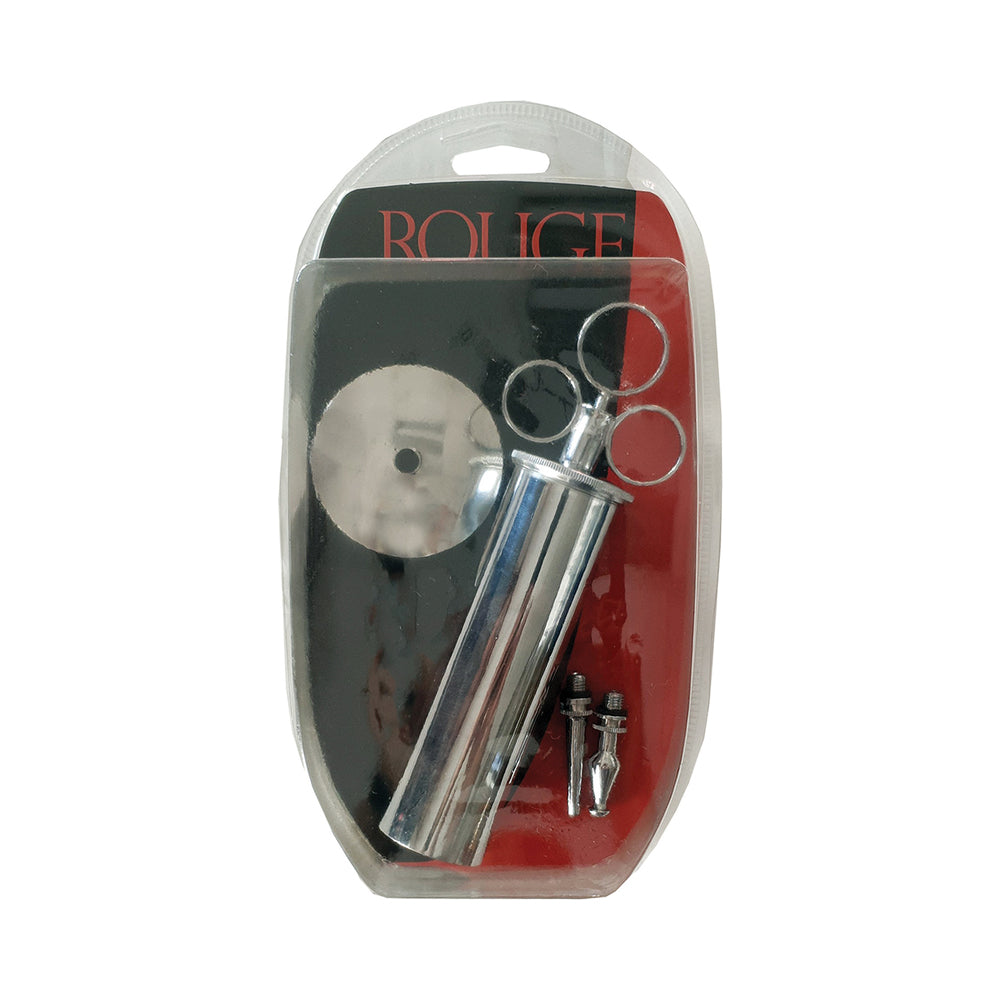 Rouge Garments - Rouge Stainless Steel Enema Syringe - Sexual Wellness - Metal
