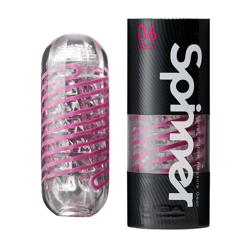 Tenga - Tenga Spinner Brick - Masturbation Aids for Males - TPE/TPR/Elastomers