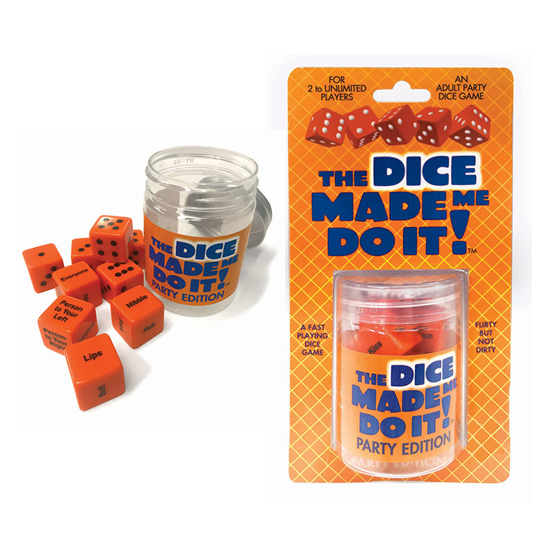 Little Genie - The Dice Made Me Do It! Party Edition Dice Game - Novelties & Games