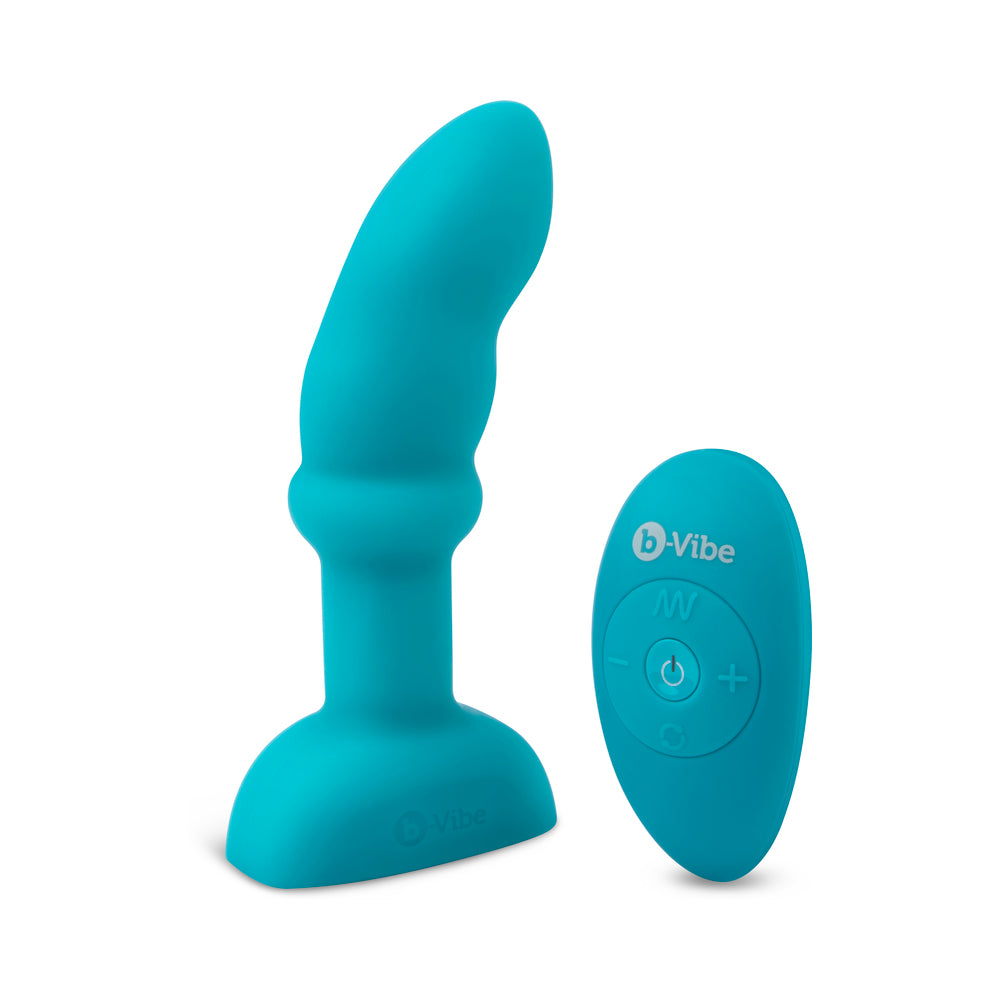 b-Vibe - b-Vibe Remote Control Rimming P-Spot Plug - Anal Toys & Stimulators - Silicone