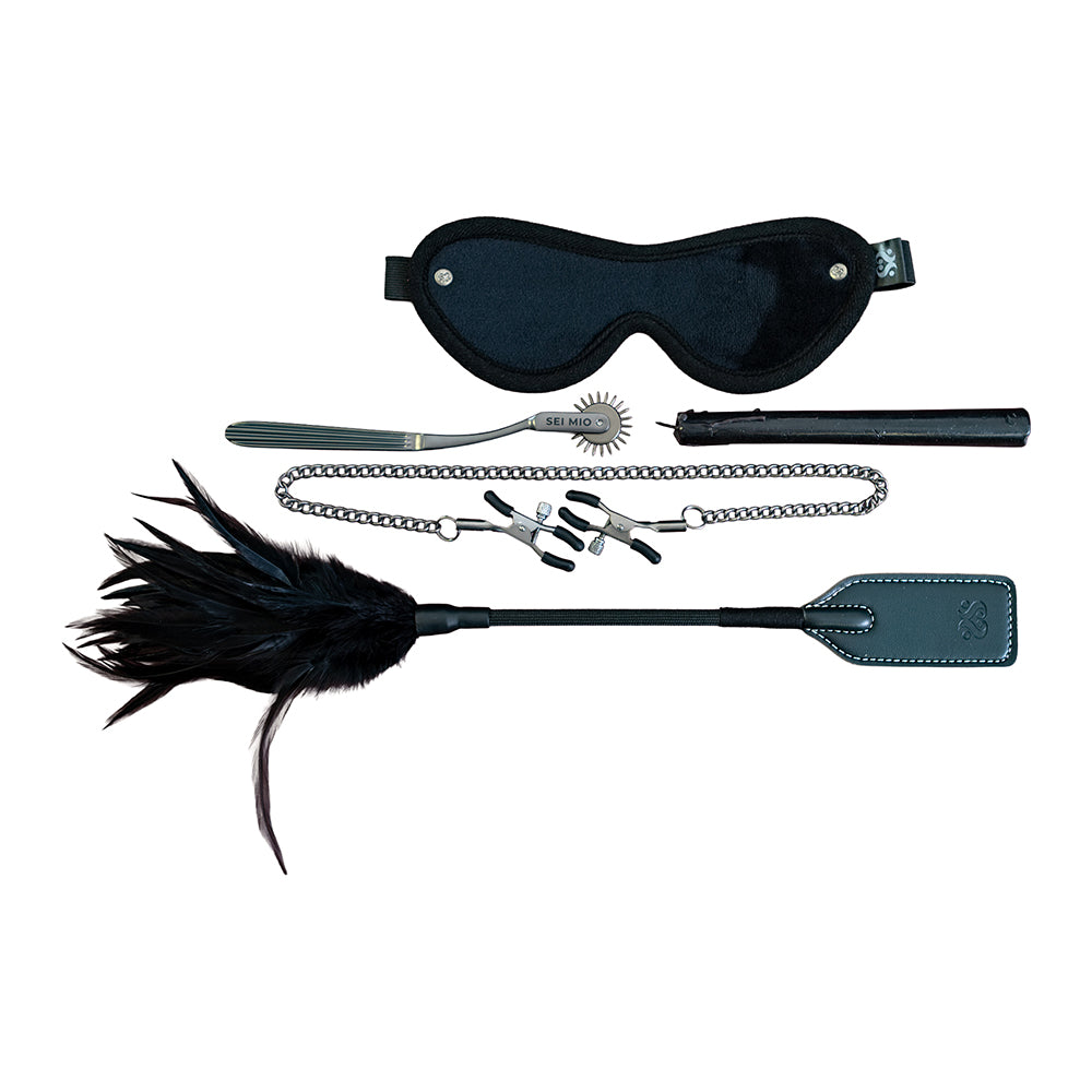 Creative Conceptions - SEI MIO Fetish Feels Sensuous 5-Piece Sensation Kinky Kit - Bondage & Fetish Toys