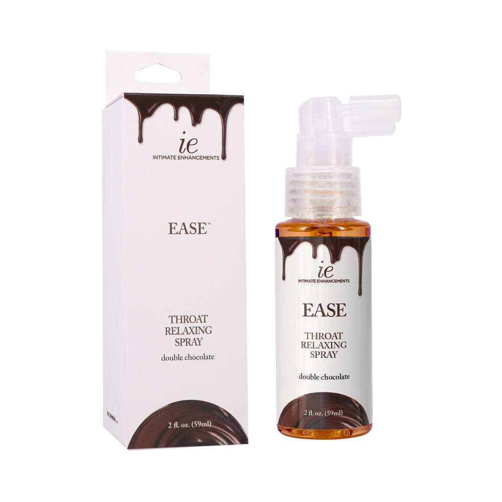 Doc Johnson - Intimate Enhancements Ease Throat Relaxing Spray Double Chocolate 2 oz. - Supplements & Enhancers