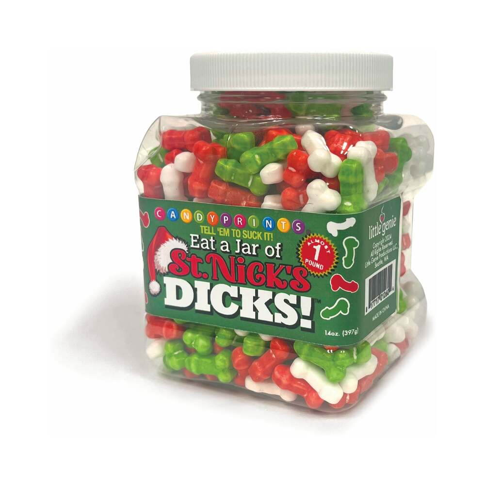 Little Genie - Eat A Jar of St. Nick''s Dicks! 1 lb. Jar - Novelties & Games
