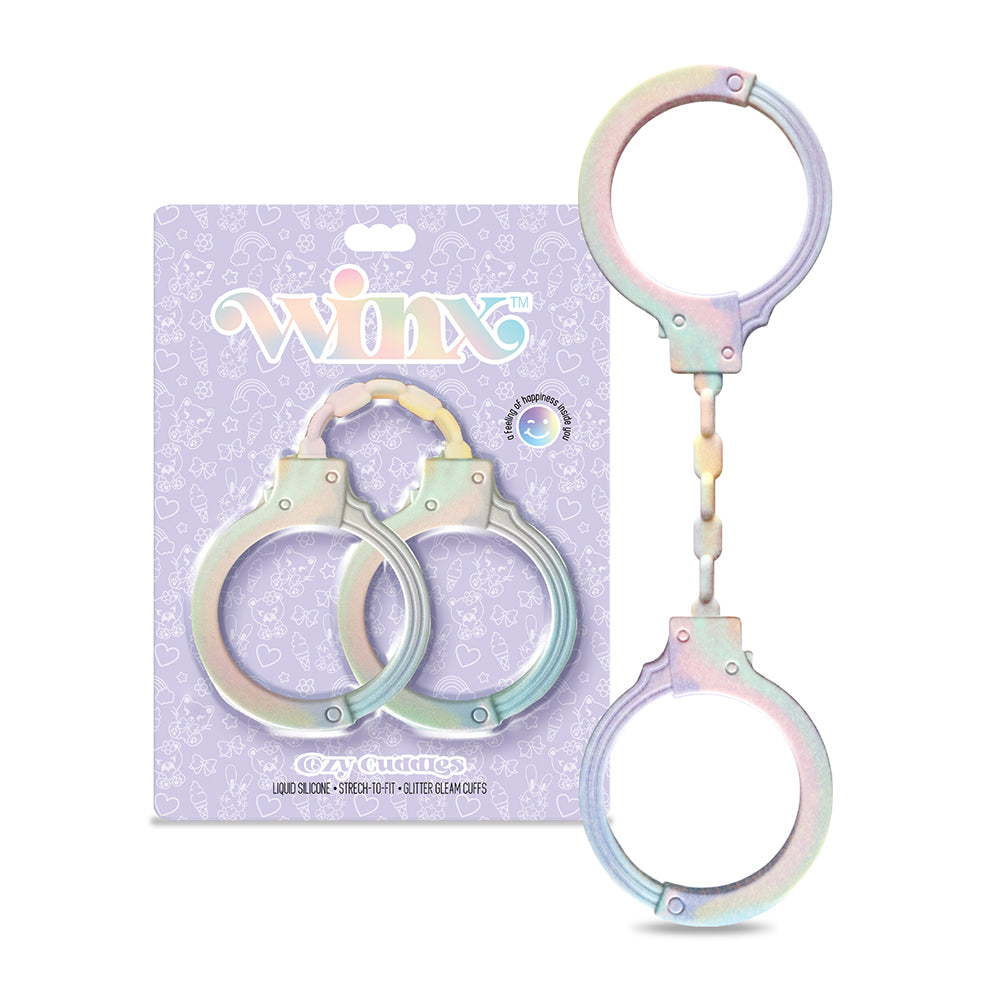 Global Novelties - WINX Cozy Cuddles Silicone Handcuffs - Bondage & Fetish Toys - Silicone