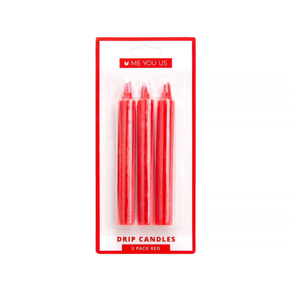 Me You Us - Me You Us Drip Candles 3 Pack Red - Bondage & Fetish Toys