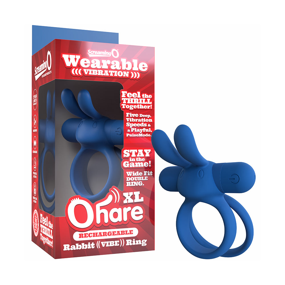Screaming O - Screaming O Rechargeable Ohare XL Blue - Vibrators