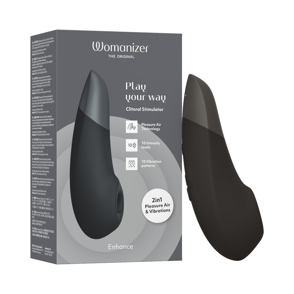 Womanizer - Womanizer Enhance Black - Vibrators - Silicone