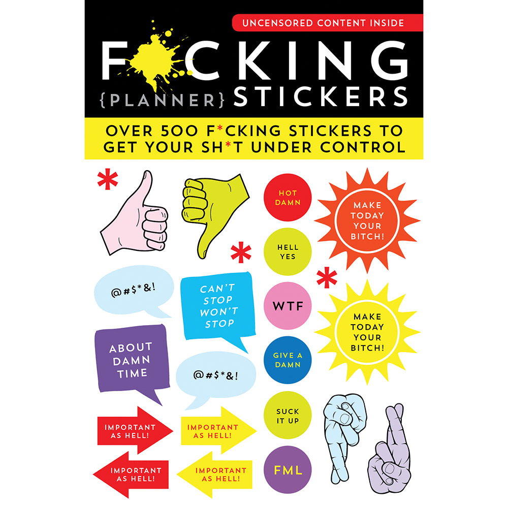 Sourcebooks - Fucking Planner Stickers - Novelties & Games - Paper