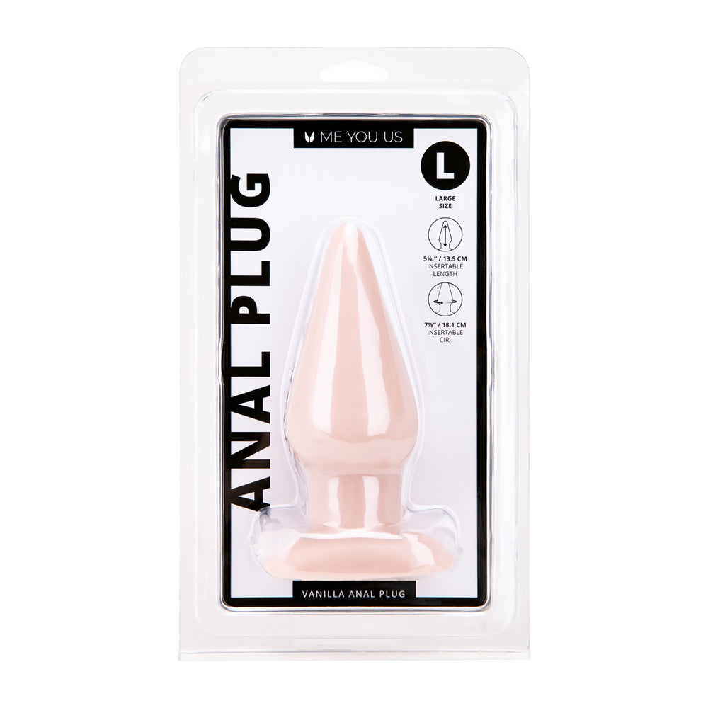 Me You Us - Me You Us Vanilla Large Anal Plug - Anal Toys & Stimulators
