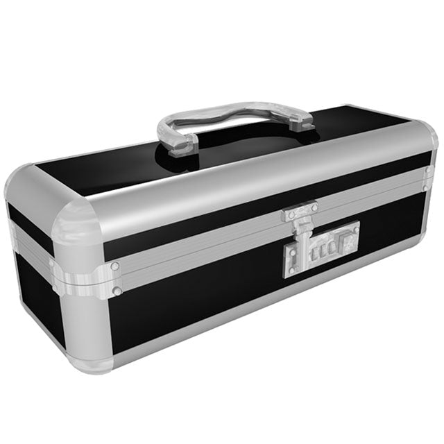 BMS - The Toy Chest Lockable Vibrator Case Medium Black - General - Metal