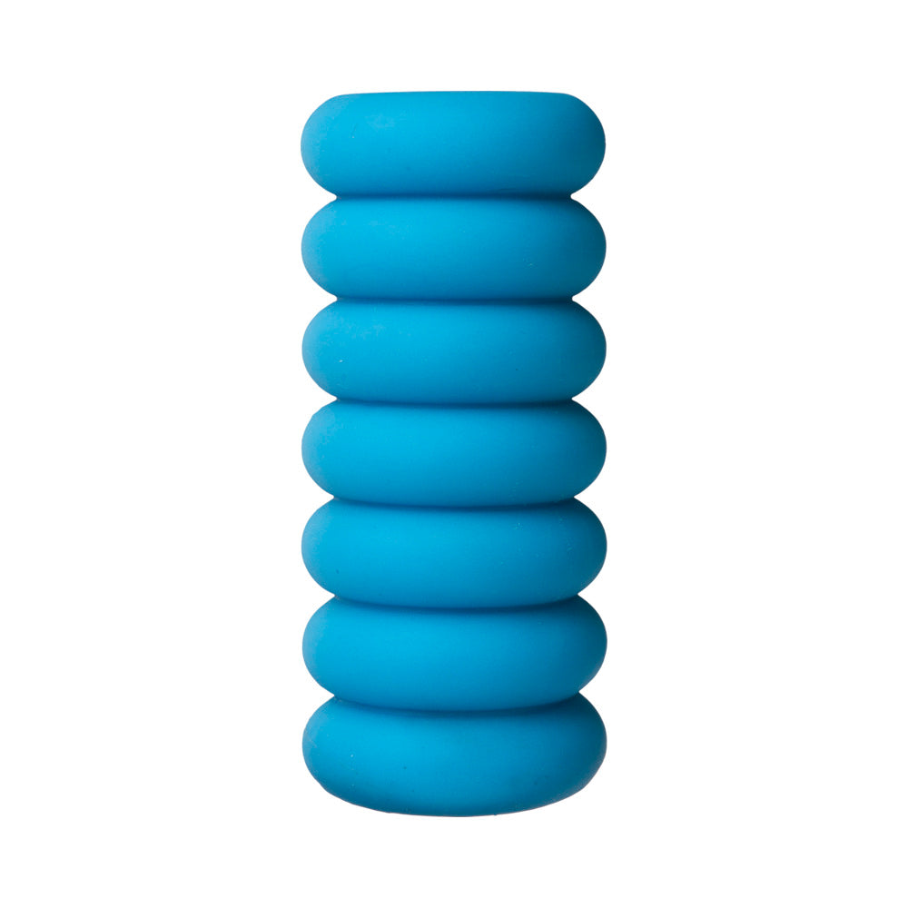 Doc Johnson - Mood Thrill Blue - Masturbation Aids for Males - TPE/TPR/Elastomers