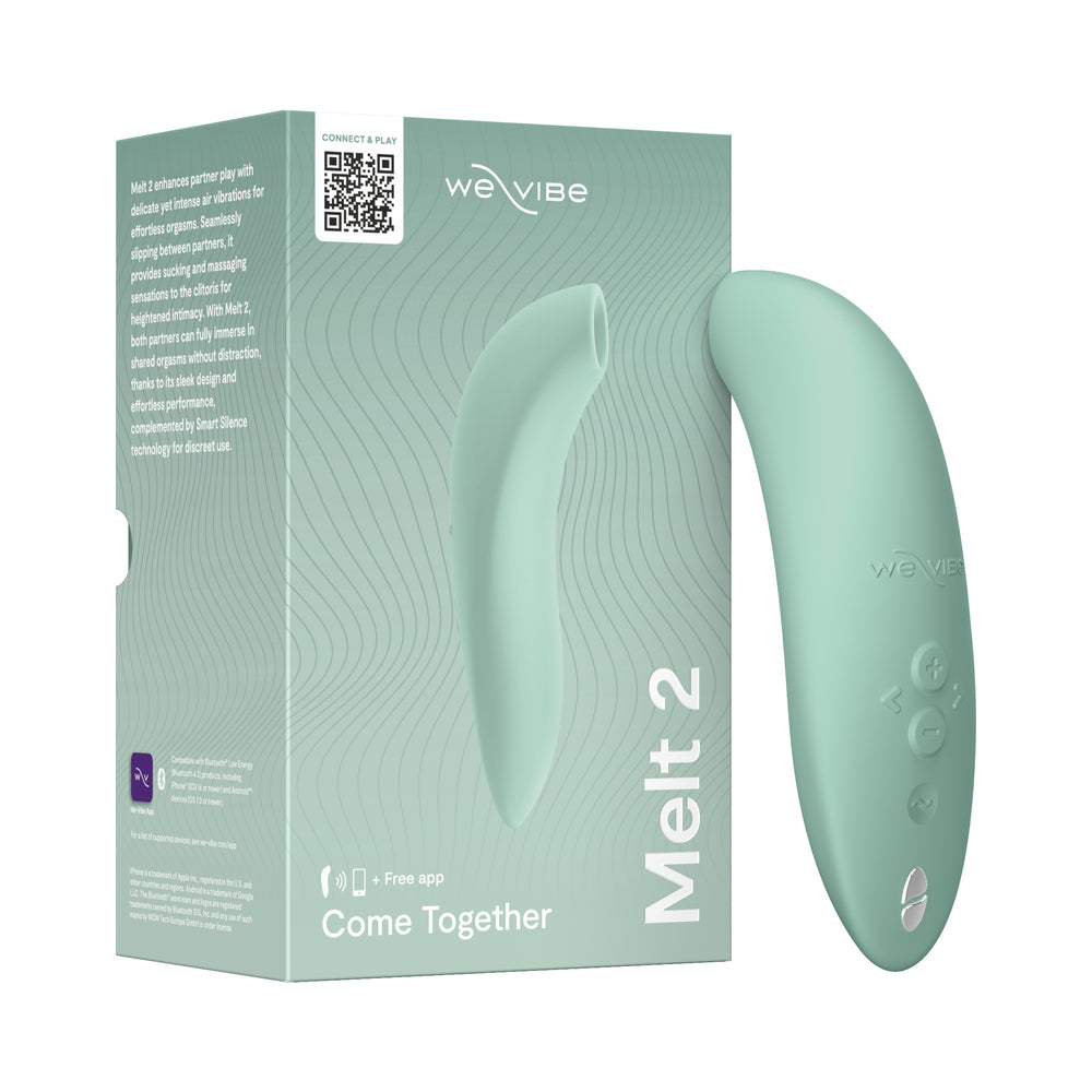 We-Vibe - We-Vibe Melt 2 Pleasure Air Clit Stim Sage - Vibrators - Silicone
