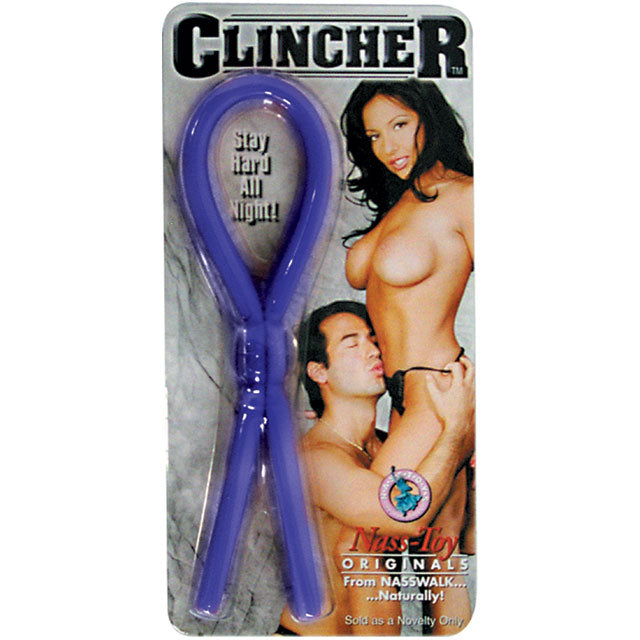 Nasstoys - Clincher Adjustable Cock Ring (Blue)  Lasso/Bolo - Cockrings - TPE/TPR/Elastomers